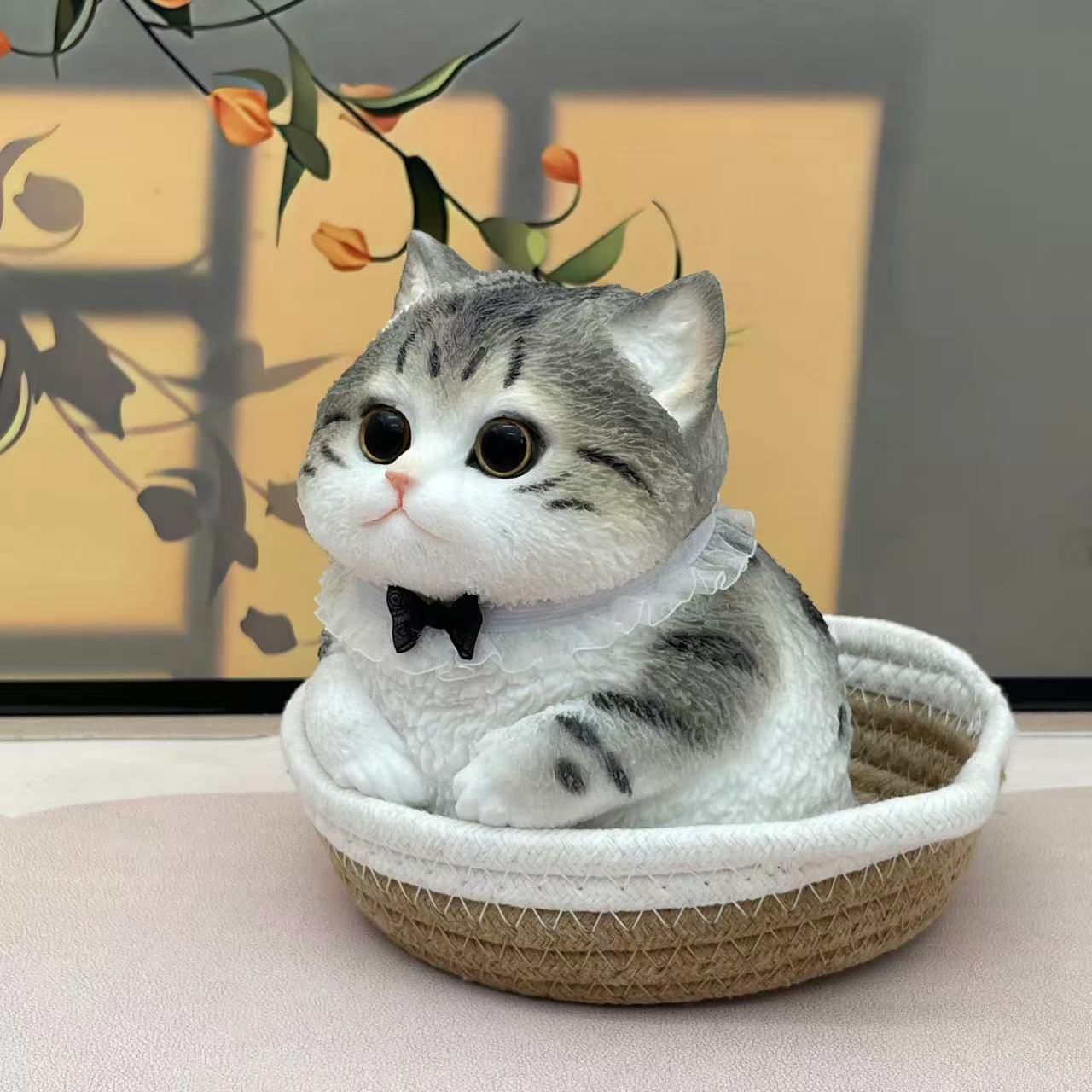 Grey Tuxedo - Chubby Cat Squishy