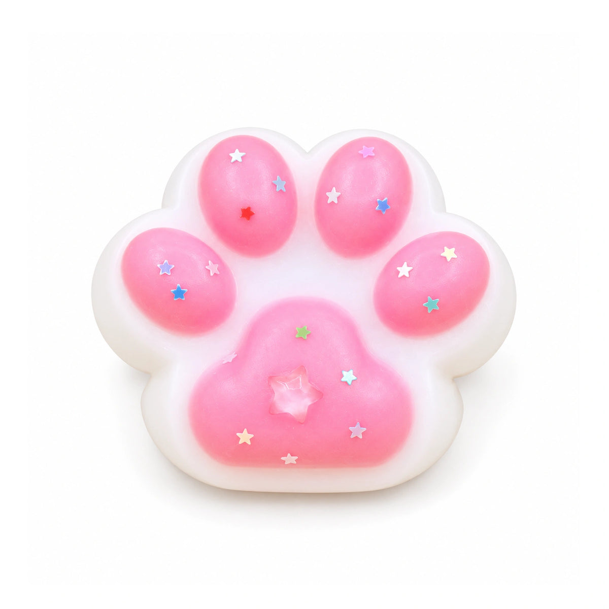 Pink Cat Paw Squishy – white background product photo