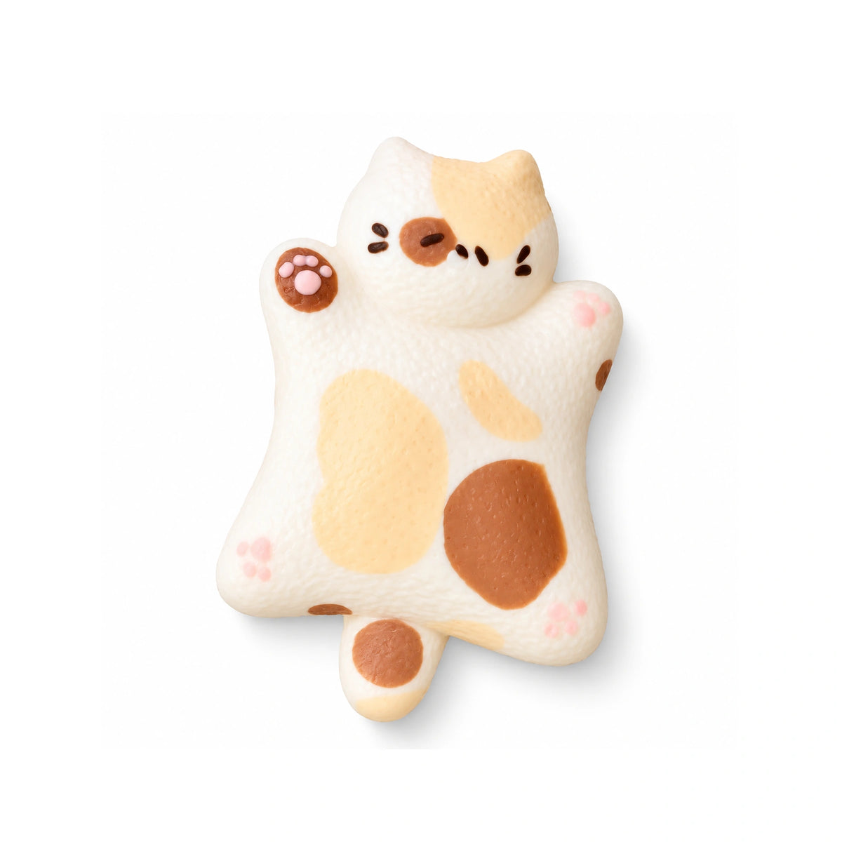 Chubby Calico Cat Squishy – white background product photo