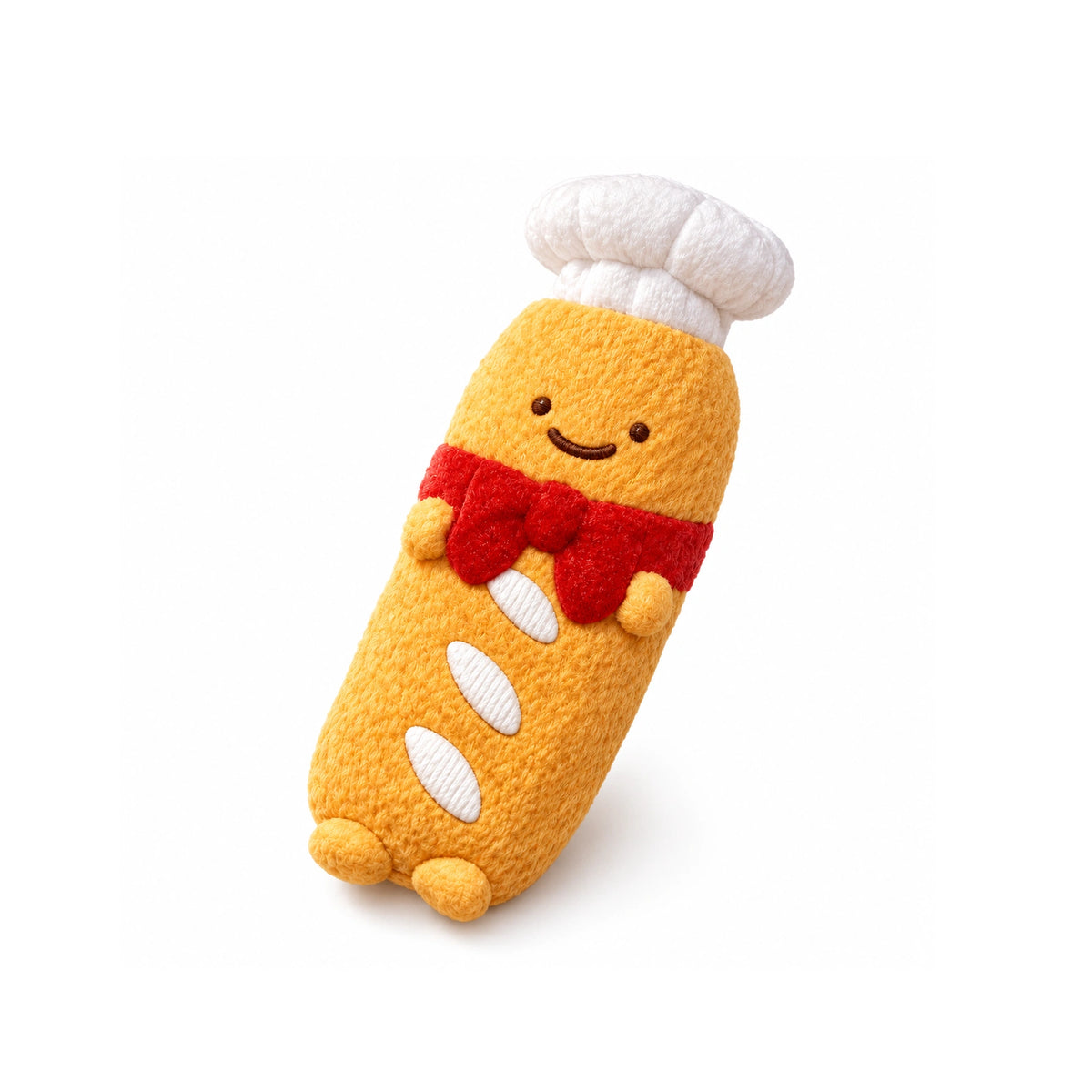 Chef Baguette Squishy Toy – white background product photo