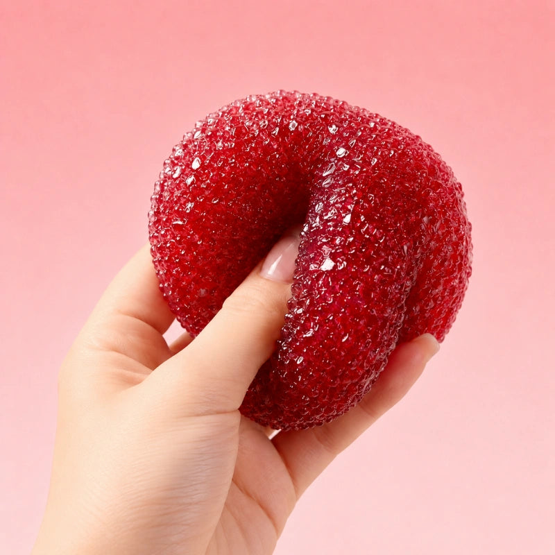 Ruby Bayberry Slush Handmade Squishy Ball