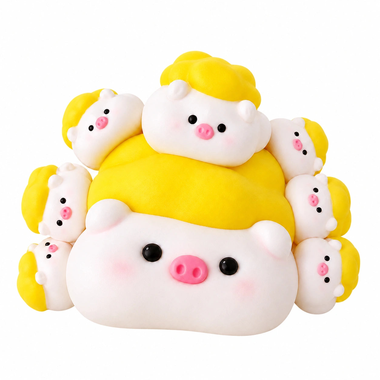 Beer Pig Family Squishy
