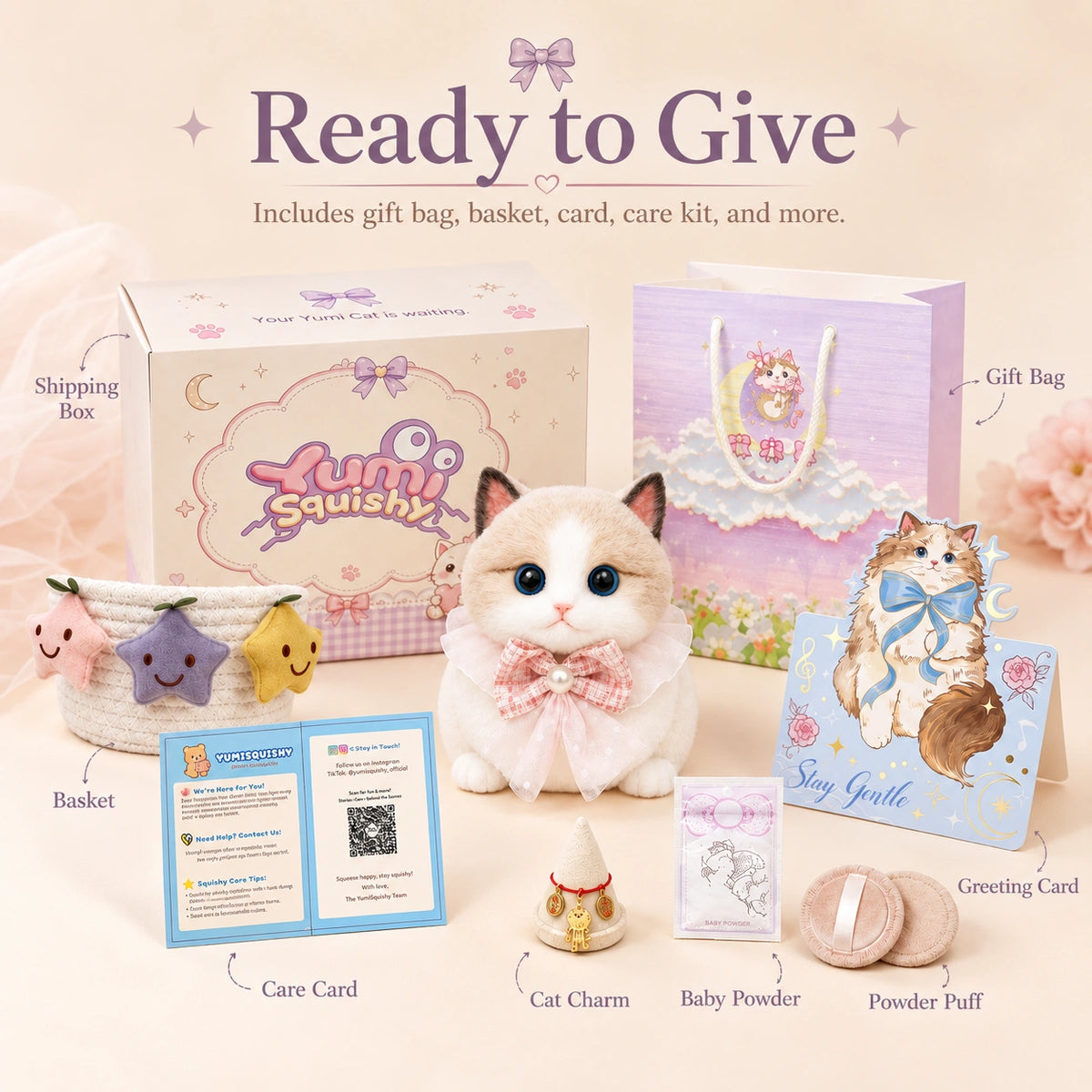 Chubby Cat Squishy Gift Box