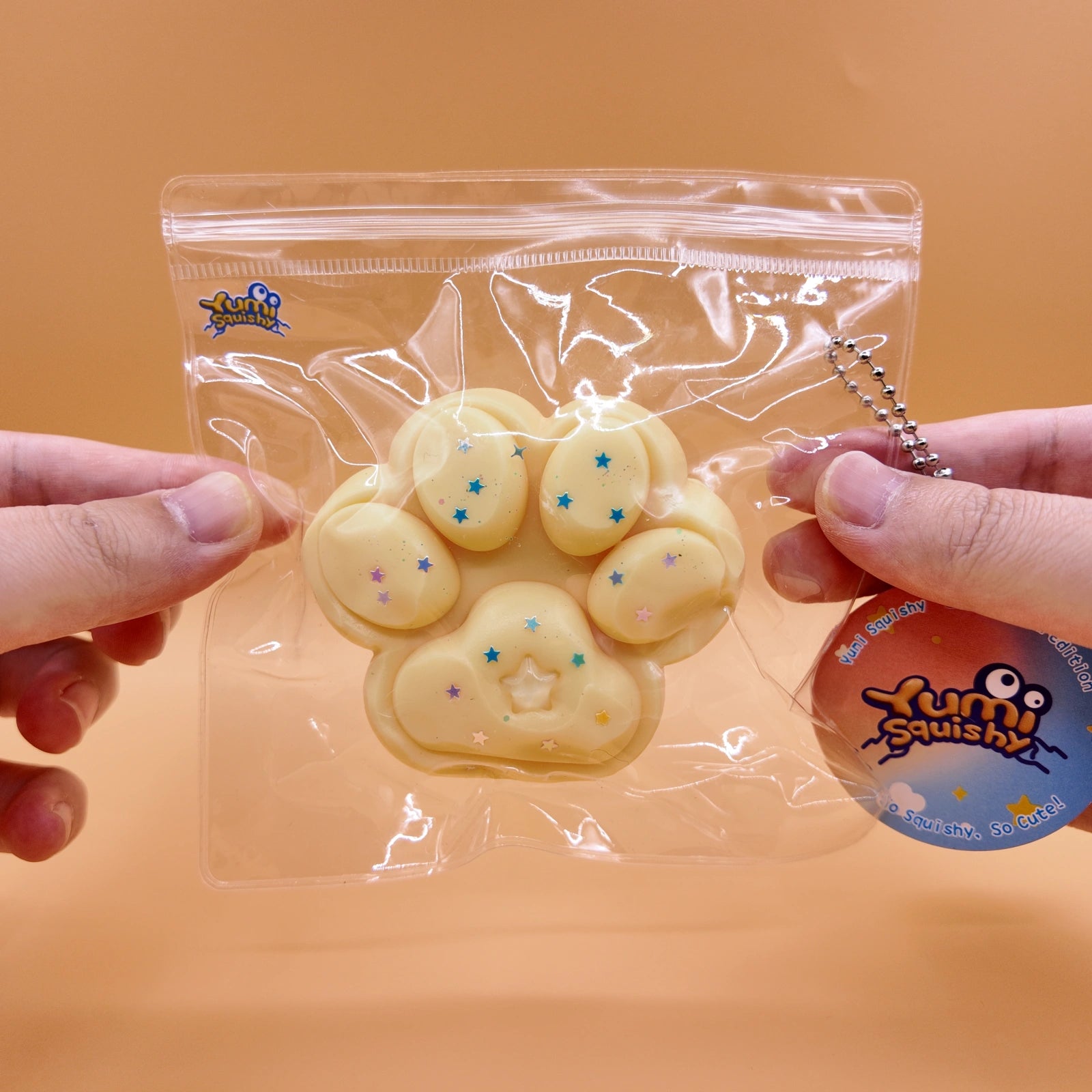 Beige Cat Paw Squishy - squishy - Yumi Squishy