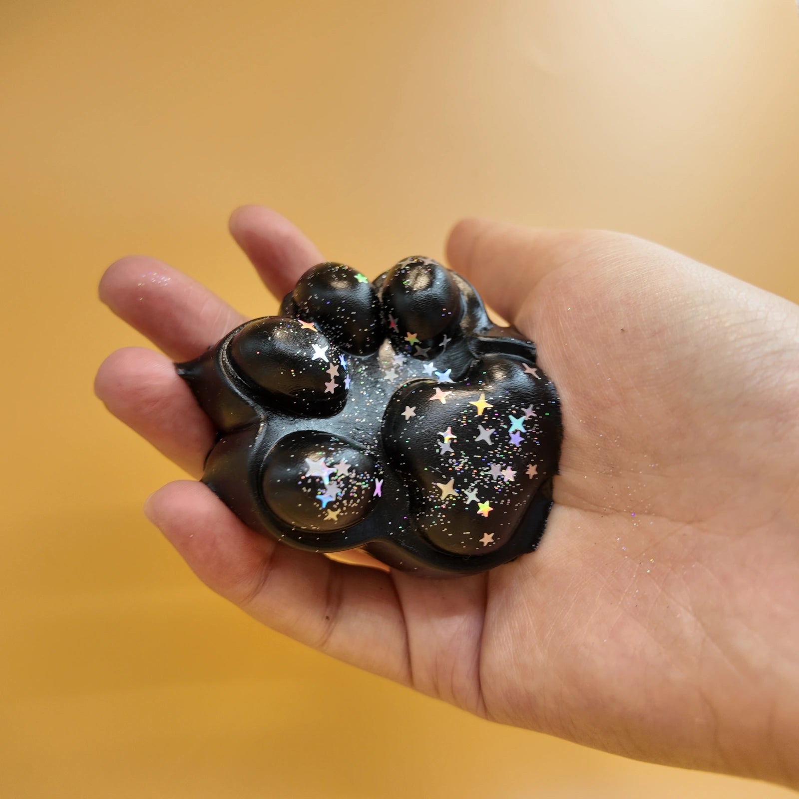 Black Cat Paw Squishy - squishy - Yumi Squishy