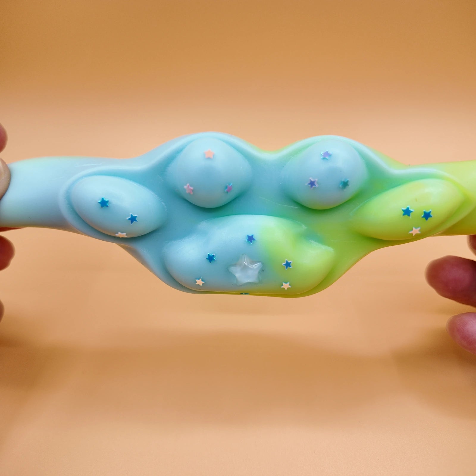 Blue & Green Cat Paw Squishy - squishy - Yumi Squishy