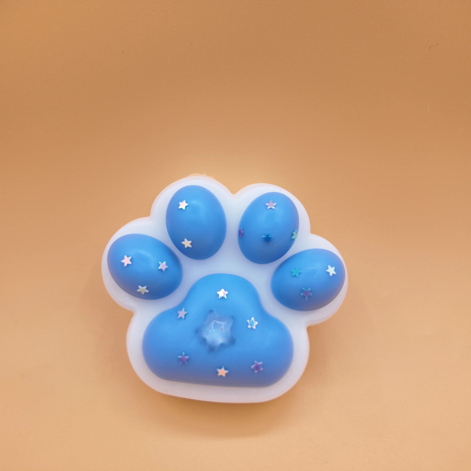 Blue & White Cat Paw Squishy - squishy - Yumi Squishy