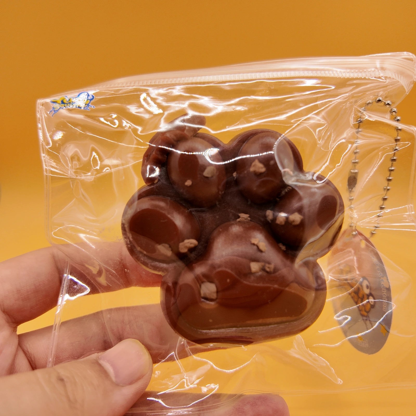 Chocolate Brown Cat Paw Squishy - squishy - Yumi Squishy