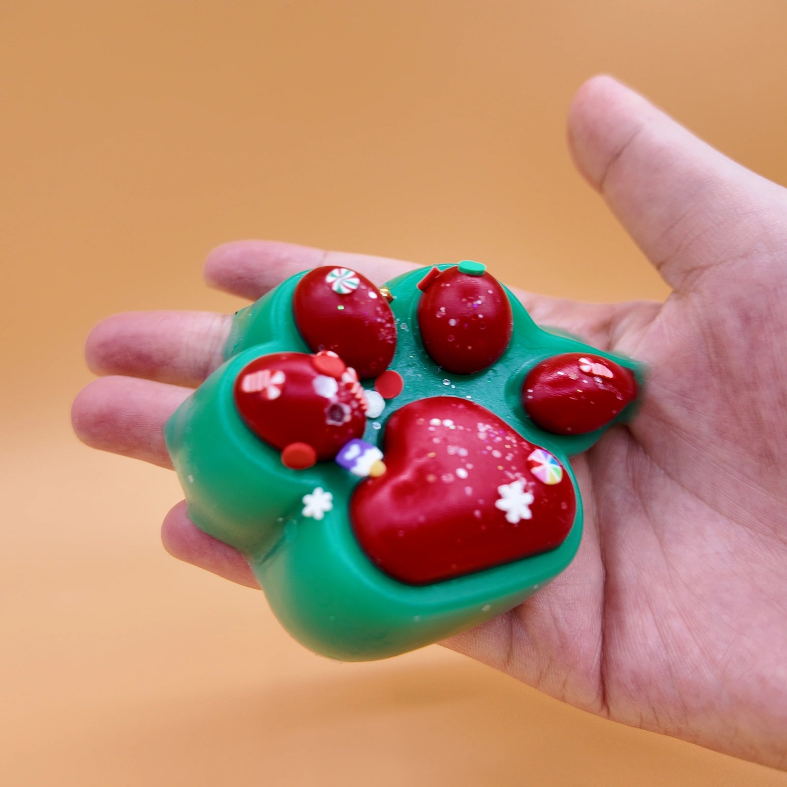 Christmas Cat Paw Squishy - squishy - Yumi Squishy