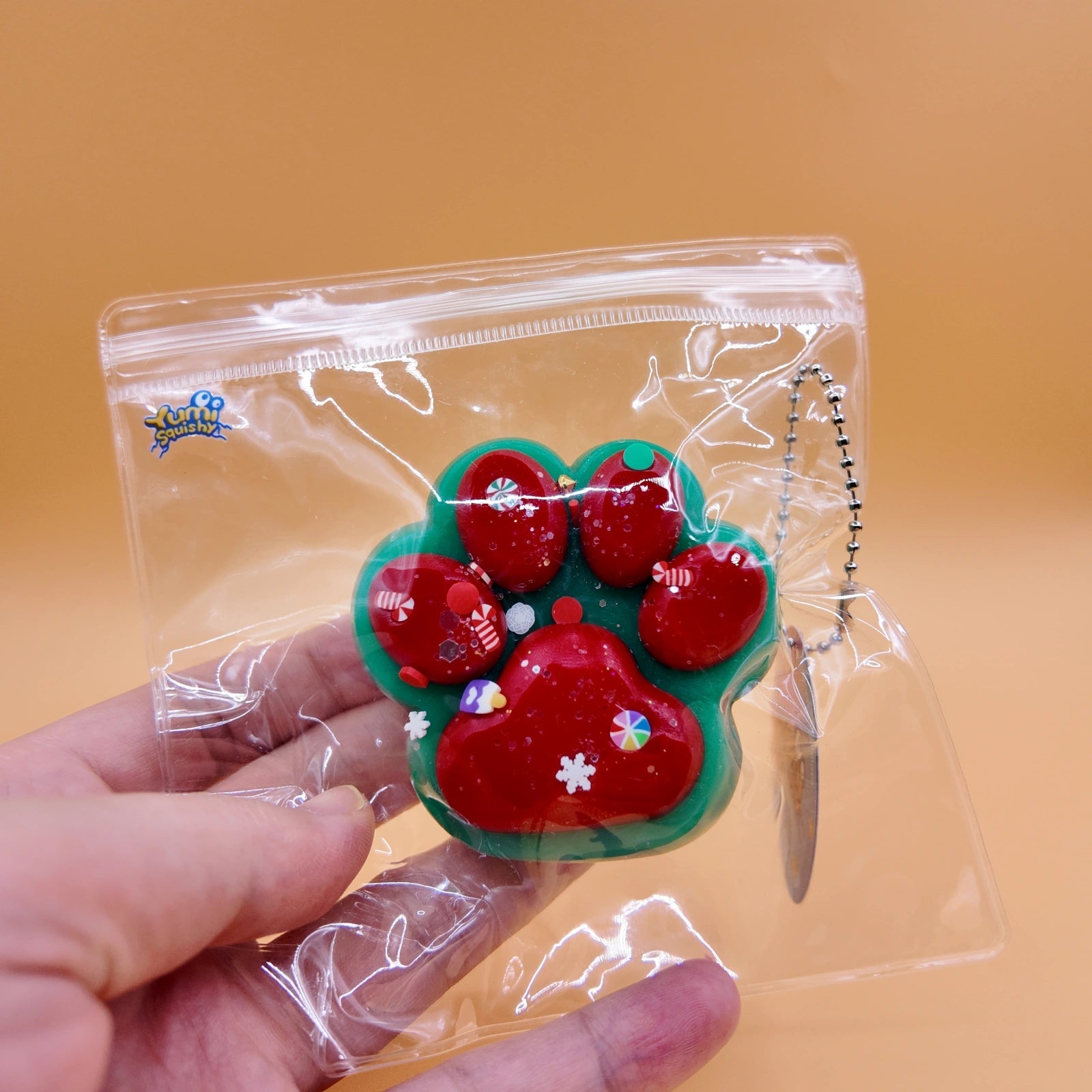 Christmas Cat Paw Squishy - squishy - Yumi Squishy