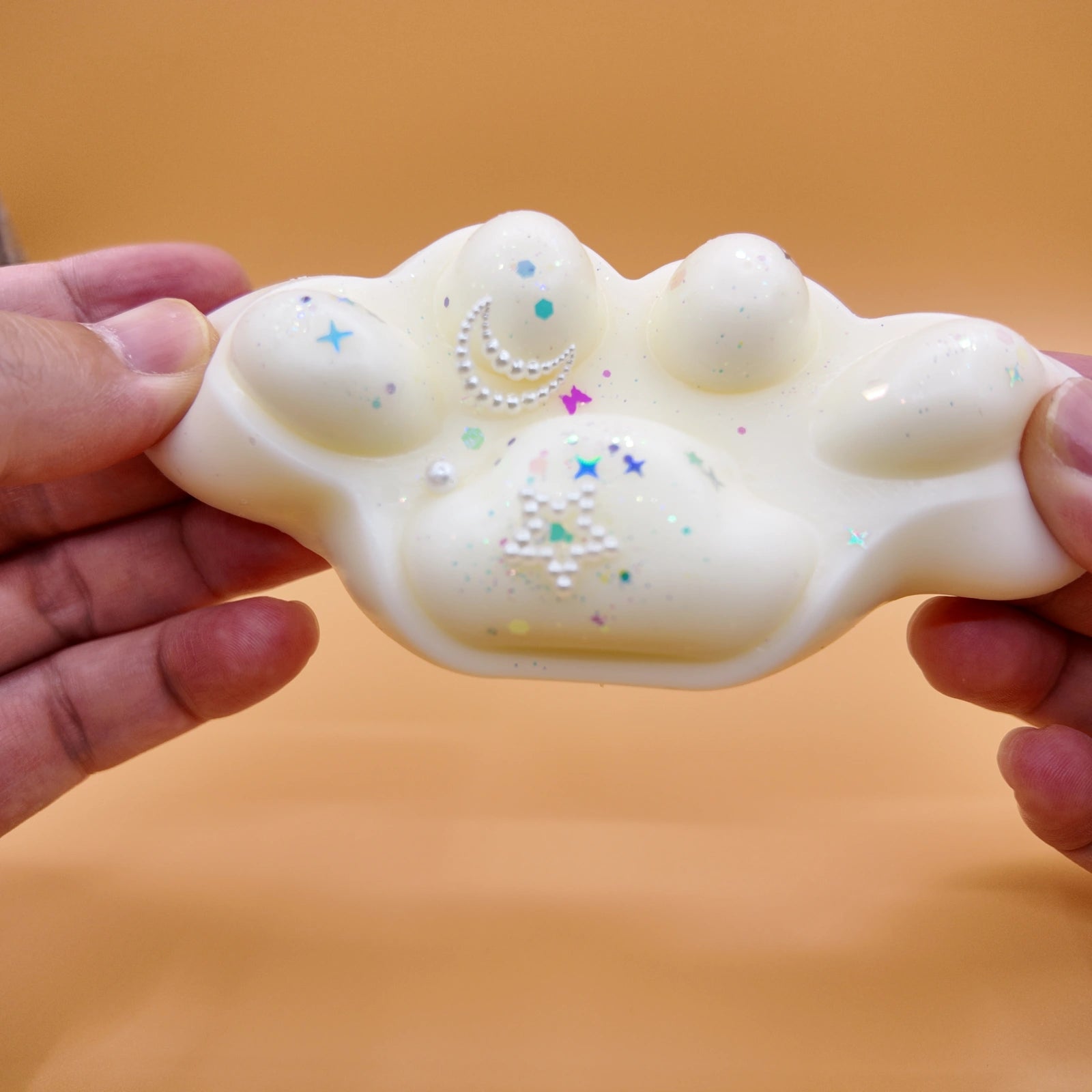 Ivory & Cream Cat Paw Squishy - squishy - Yumi Squishy