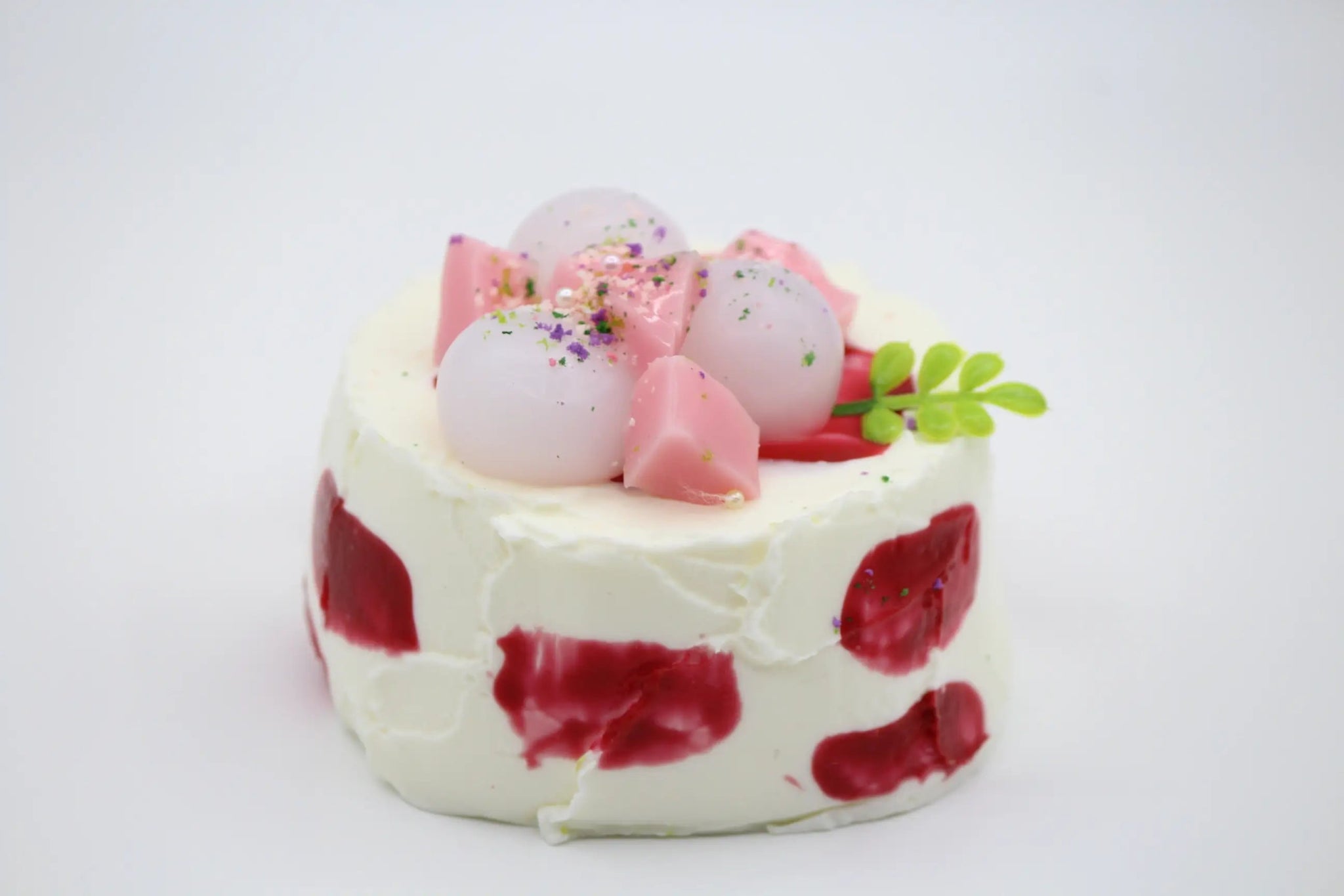 Lychee Peach Cream Cake - squishy - Yumi Squishy