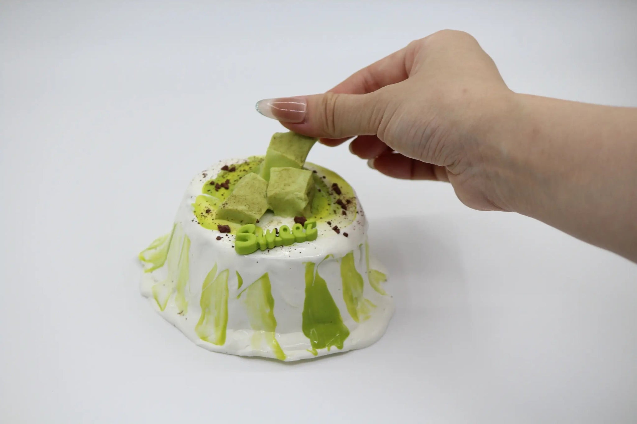 Matcha Lava Cake - squishy - Yumi Squishy