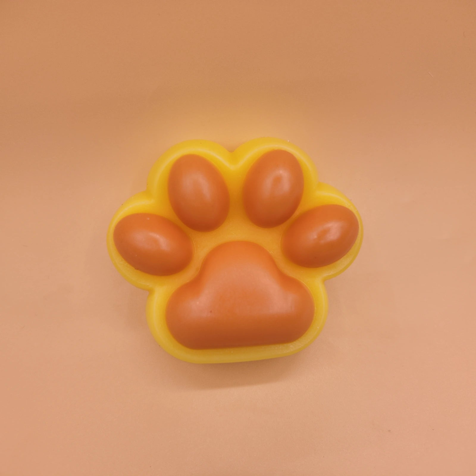 Orange & Yellow Cat Paw Squishy - squishy - Yumi Squishy