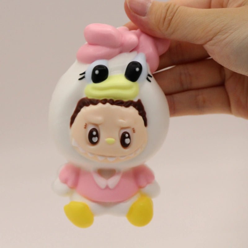 Pink Duck Labubu Squishy - squishy - Yumi Squishy