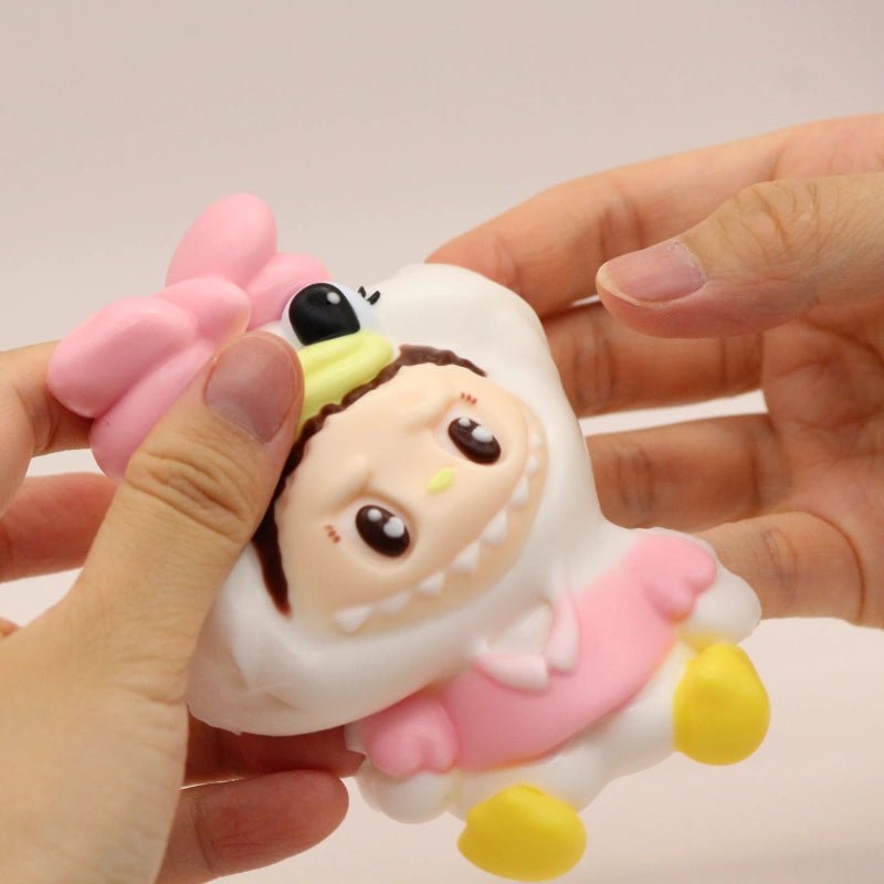 Pink Duck Labubu Squishy - squishy - Yumi Squishy
