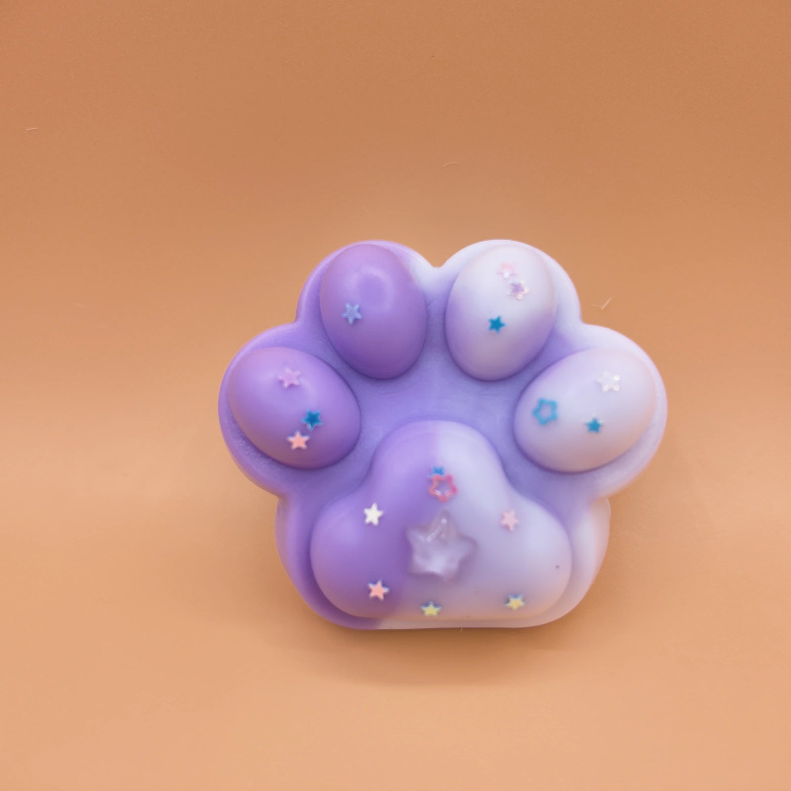 Purple & White Gradient Cat Paw Squishy - squishy - Yumi Squishy