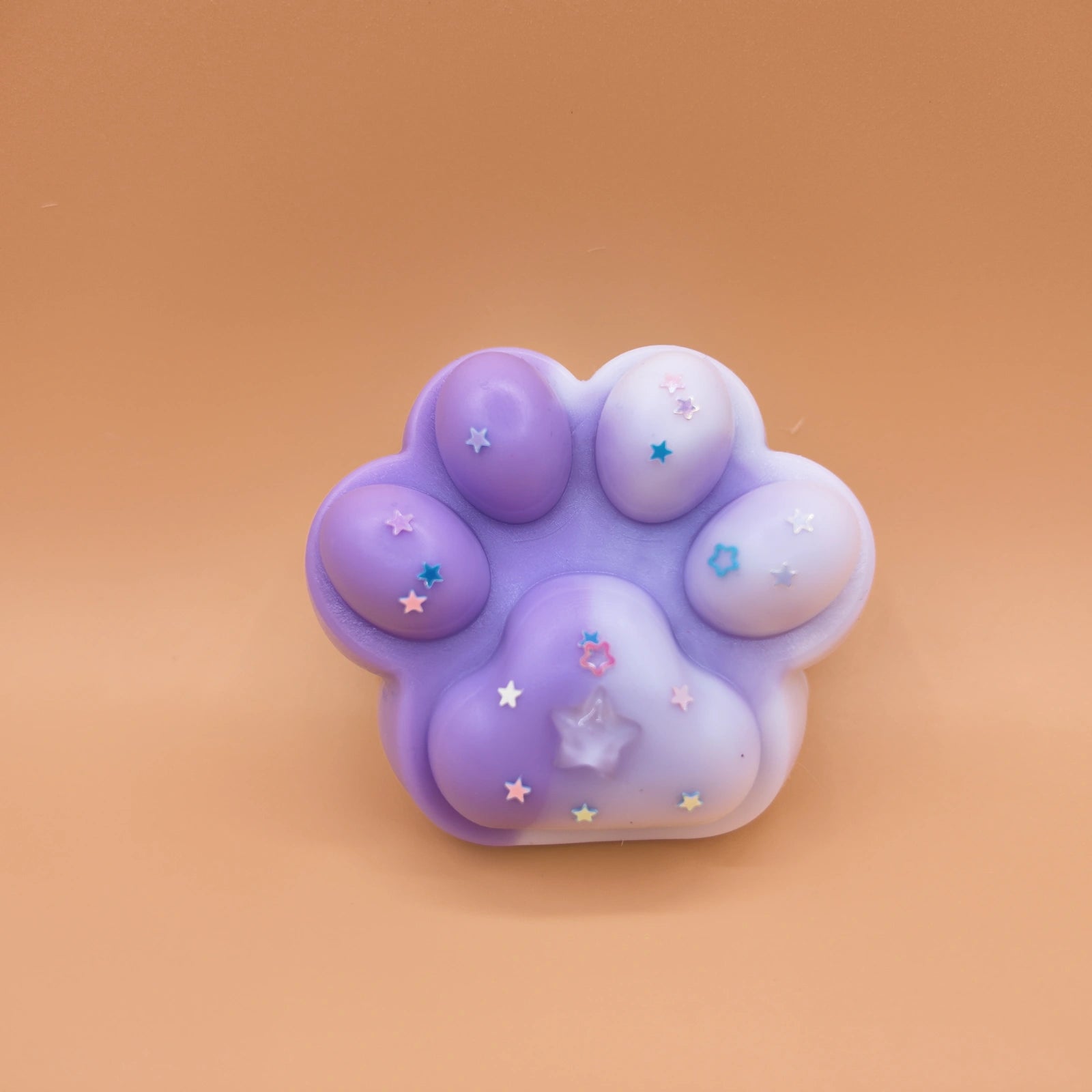 Purple & White Gradient Cat Paw Squishy - squishy - Yumi Squishy
