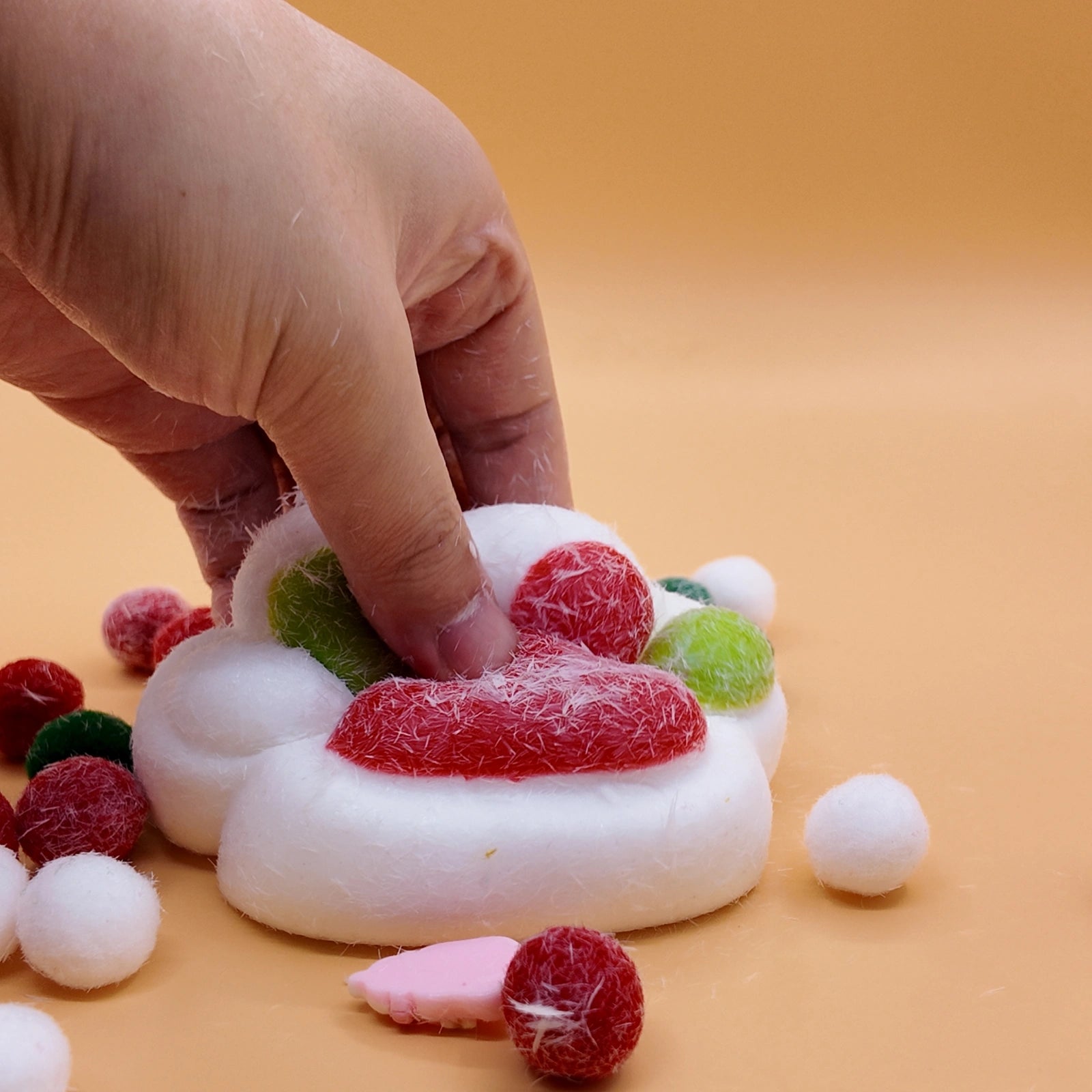 Rainbow Large Cat Paw Squishy - squishy - Yumi Squishy