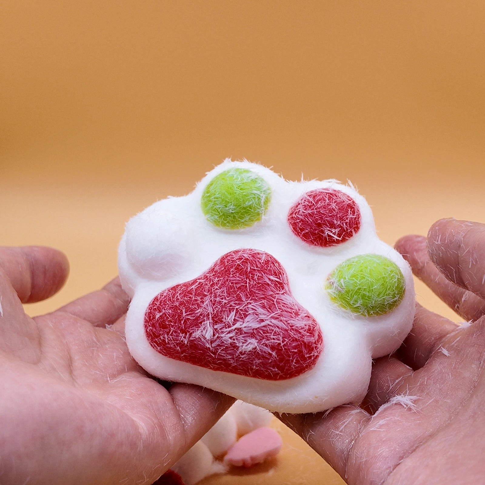 Rainbow Large Cat Paw Squishy - squishy - Yumi Squishy