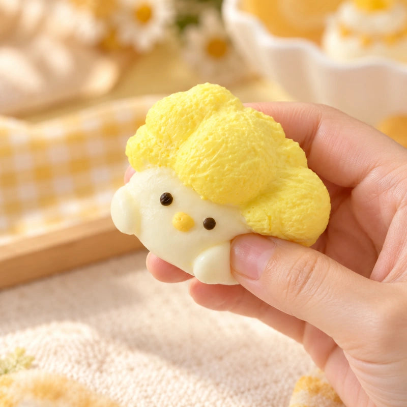 Yellow Chick Popcorn Chicken Squishy