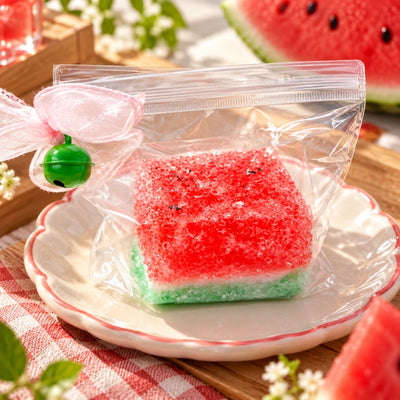 Clear Watermelon Cube Squishy Toy