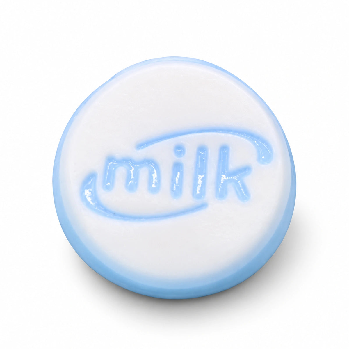 Glacier Milk Slice Squishy Toy – white background product photo
