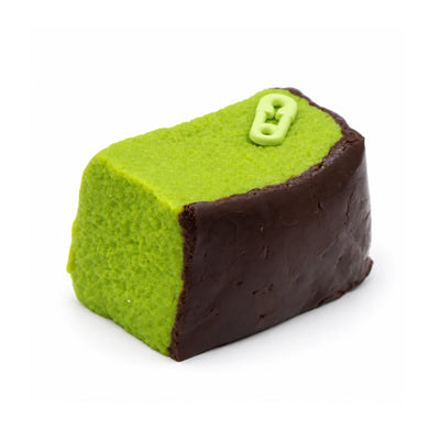 Choco Matcha Sponge Cake Squishy Toy – white background product photo