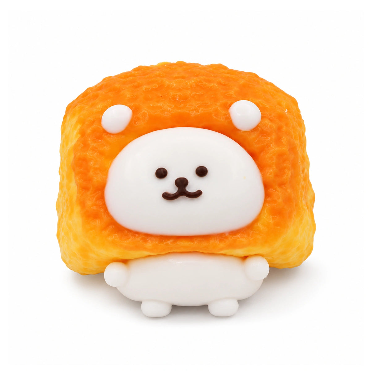 Bread Bear Squishy Toy – white background product photo