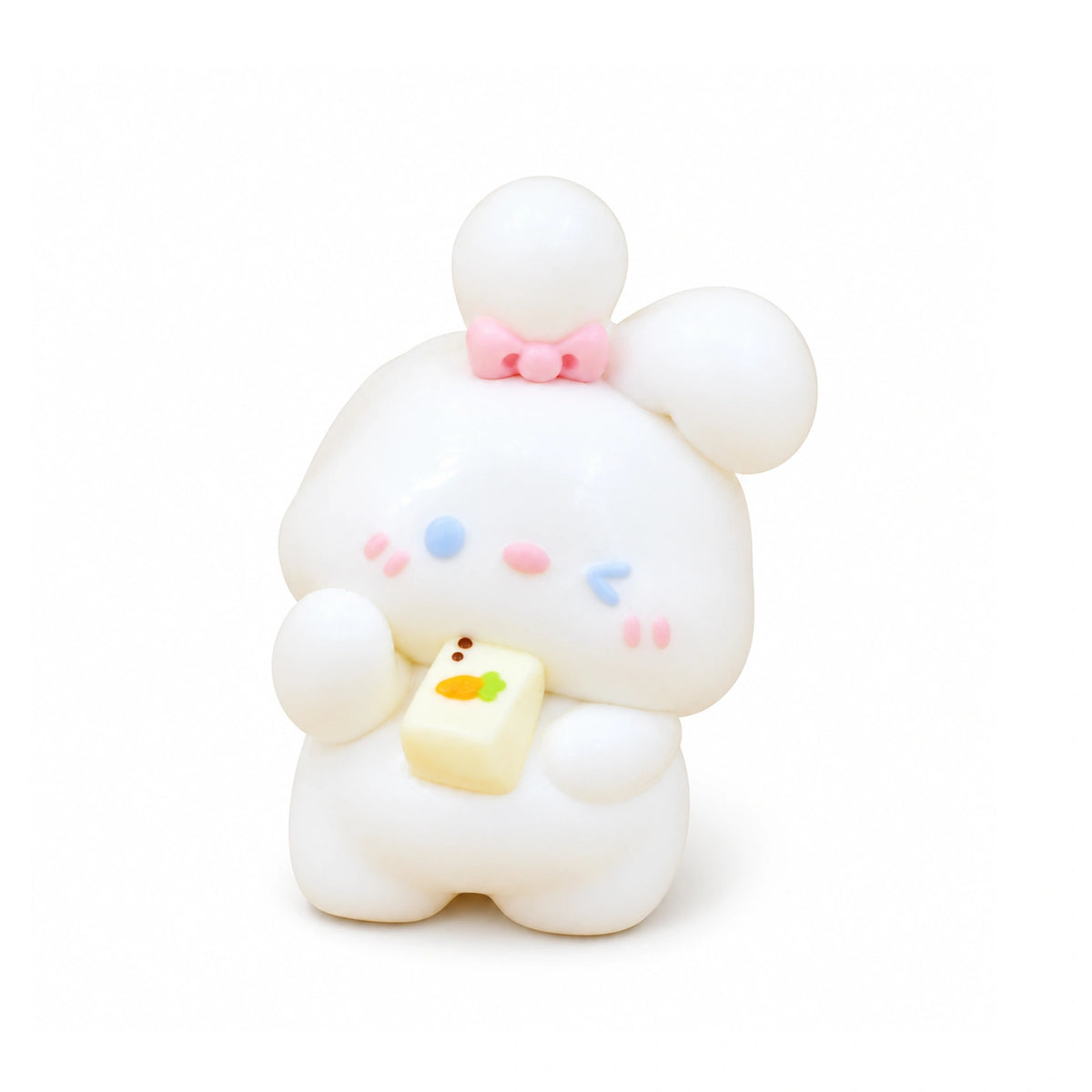 Hello Bunny Squishy Toy – white background product photo