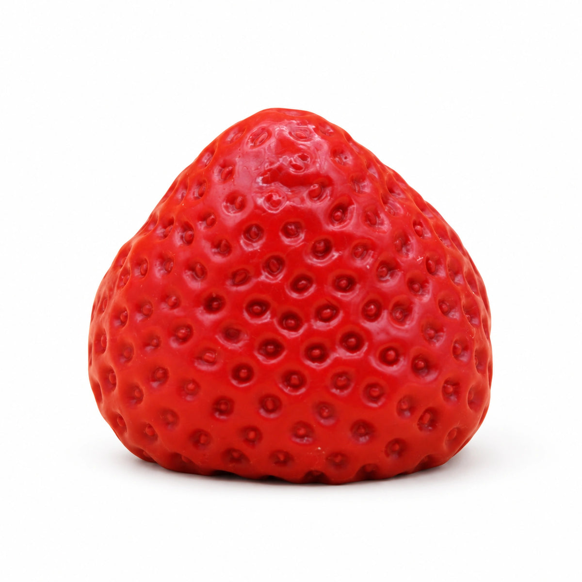 Giant Strawberry Squishy Toy – white background product photo
