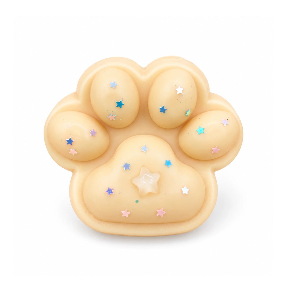Beige Cat Paw Squishy – white background product photo