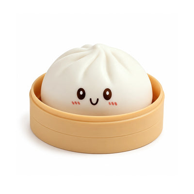 Dumpling Bao Bun Squishy Toy – white background product photo