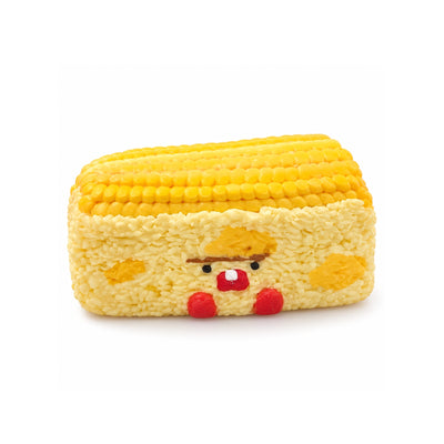 Corn Rice Brick Squishy Toy – white background product photo