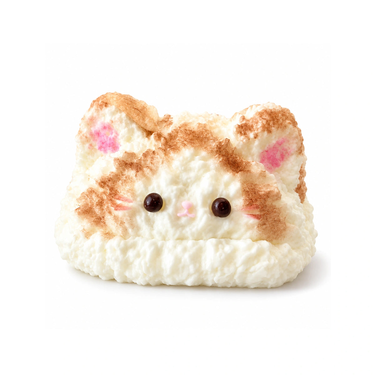 Caramel Cat Squishy – white background product photo