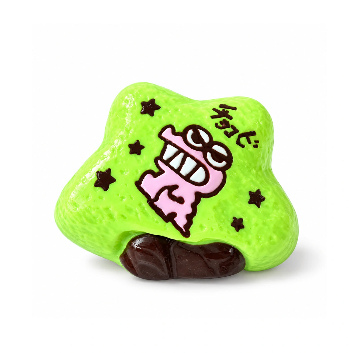 Crocodile Mountain Matcha Chocolate Squishy Toy – white background product photo