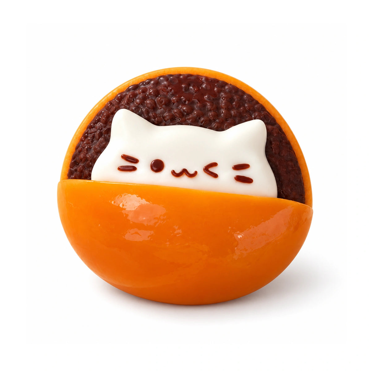 Cat Dorayaki Squishy – white background product photo