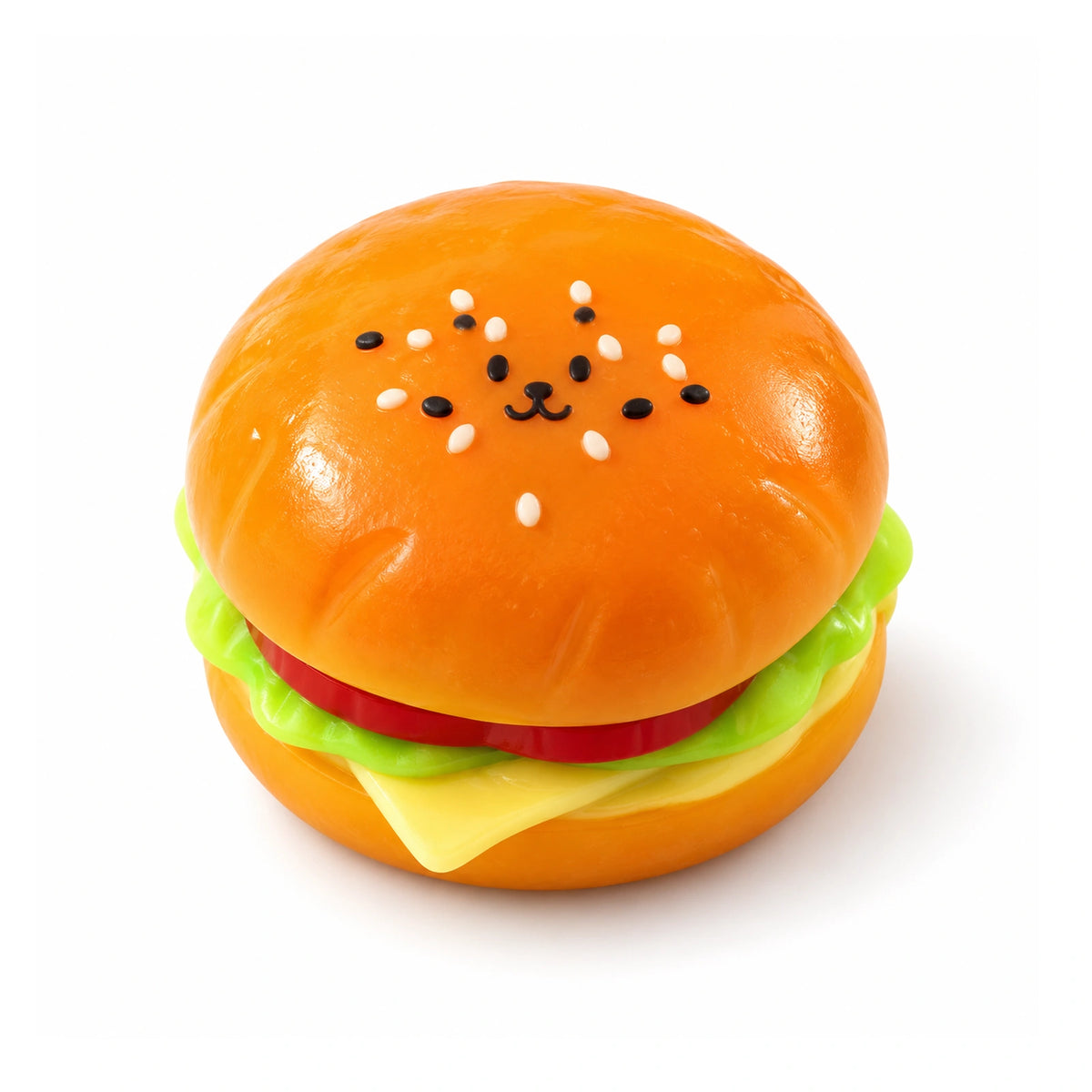 BunBun Burger Squishy – white background product photo
