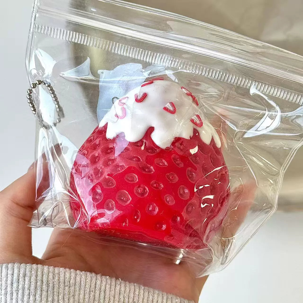 Snowcap Strawberry Squishy product image 1