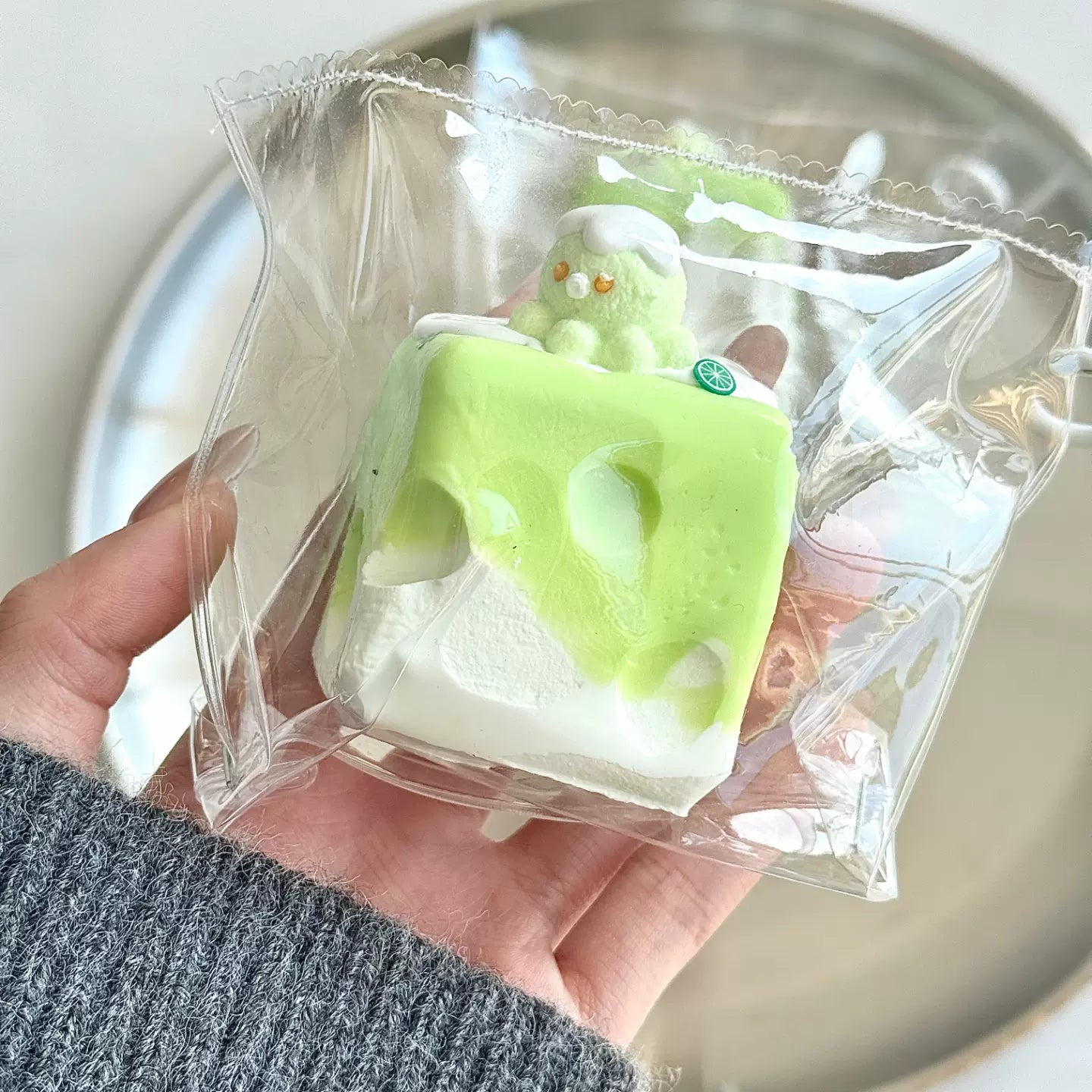 Matcha Octopus Cheese Squishy product image 2