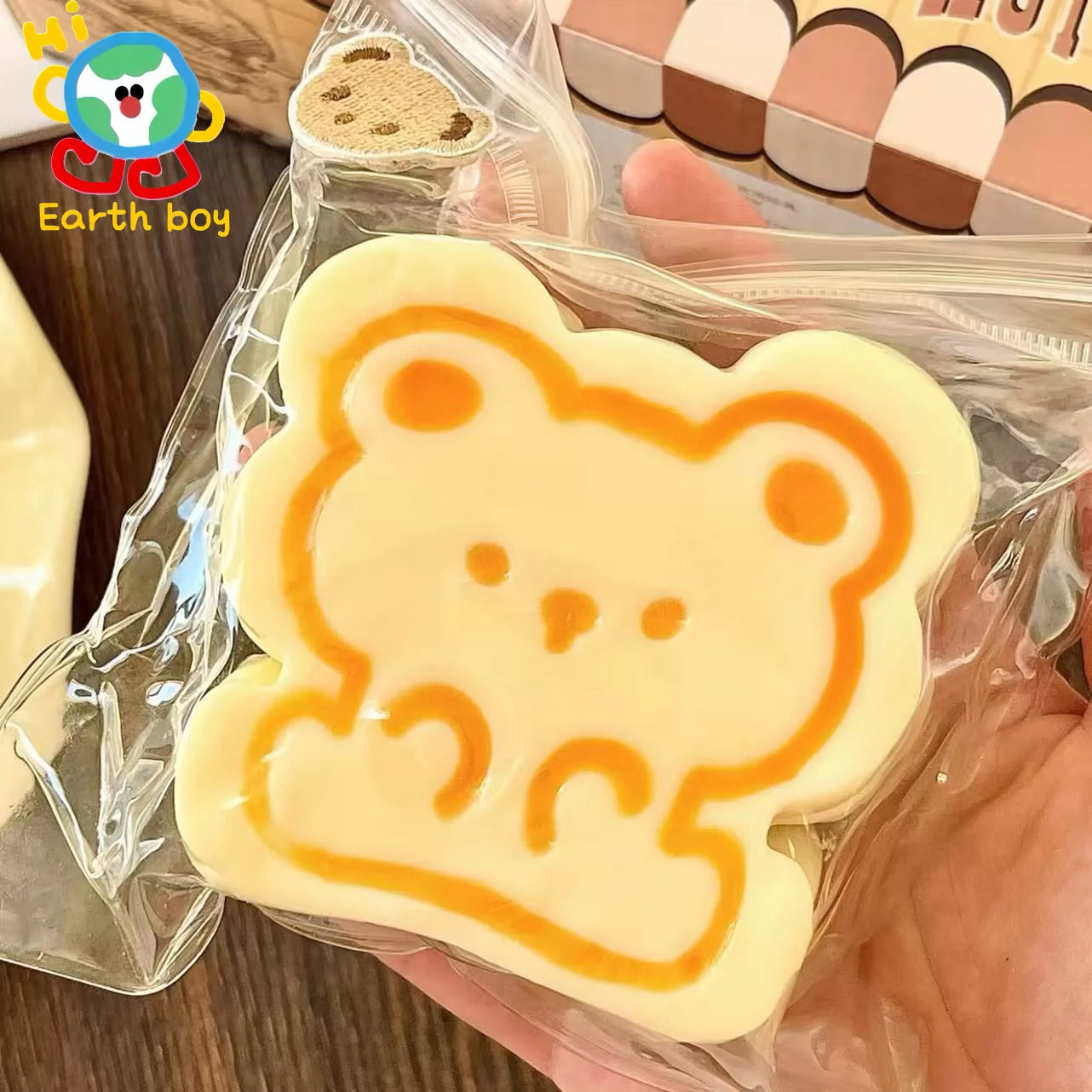 Cream Bear Cookie Squishy product image 1