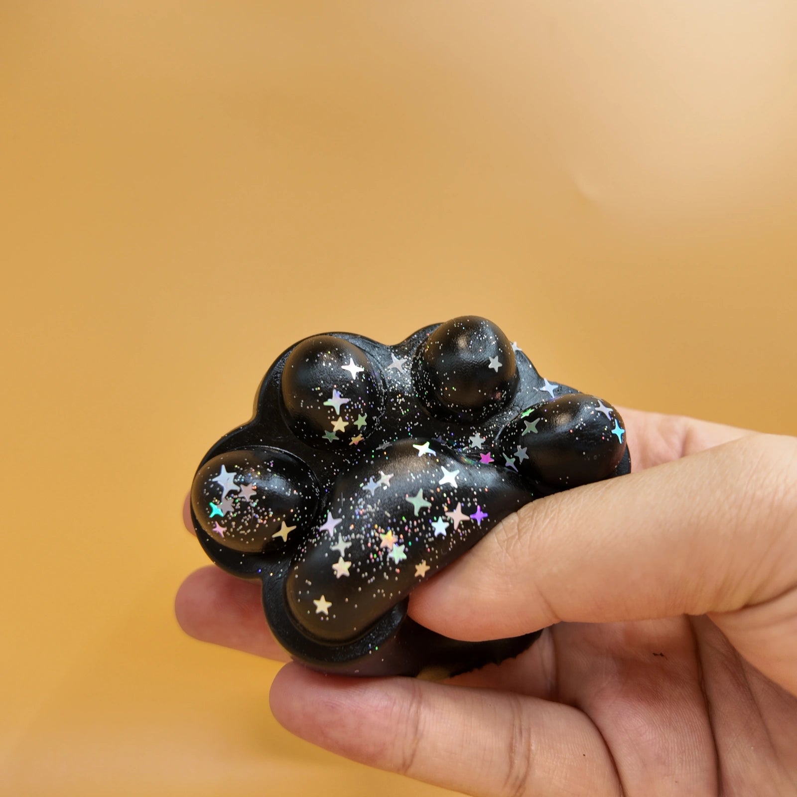 Black Cat Paw Squishy - squishy - Yumi Squishy