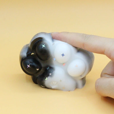 Black & White Cat Paw Squishy - squishy - Yumi Squishy