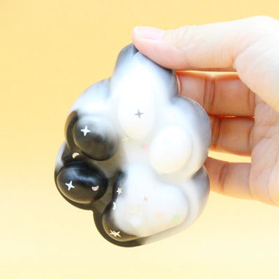 Black & White Cat Paw Squishy - squishy - Yumi Squishy