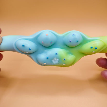 Blue & Green Cat Paw Squishy - squishy - Yumi Squishy