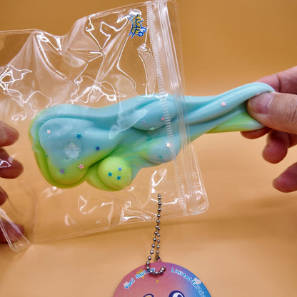 Blue & Green Cat Paw Squishy - squishy - Yumi Squishy