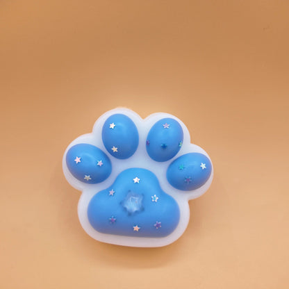 Blue & White Cat Paw Squishy - squishy - Yumi Squishy
