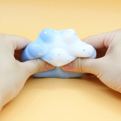Blue & White Cat Paw Squishy - squishy - Yumi Squishy