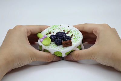 Blueberry Matcha Cake - squishy - Yumi Squishy