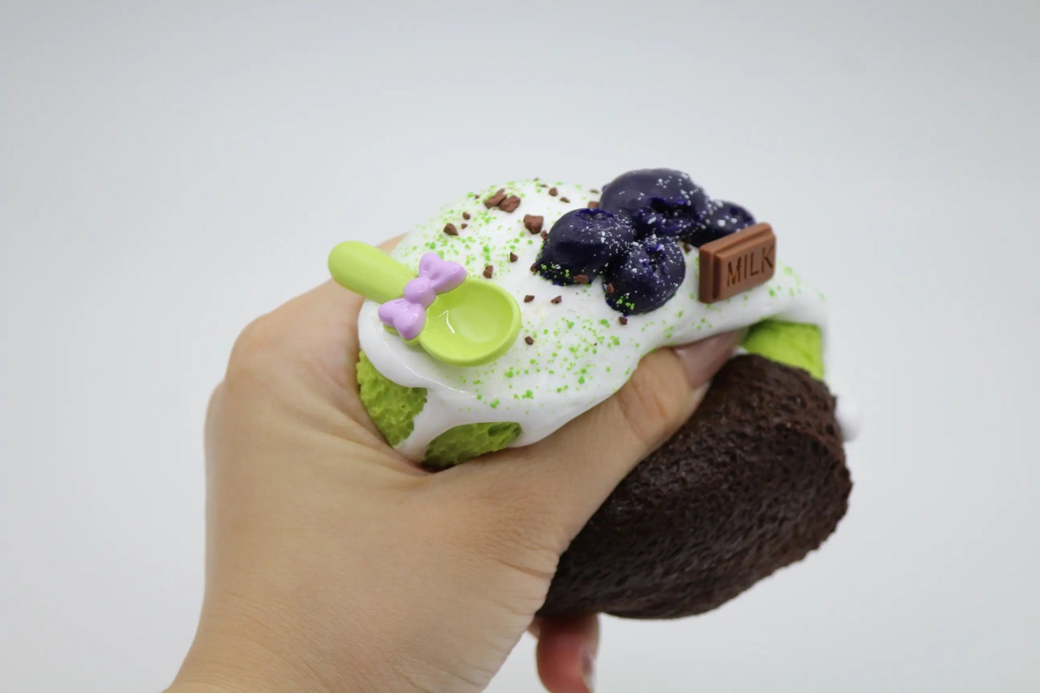 Blueberry Matcha Cake - squishy - Yumi Squishy